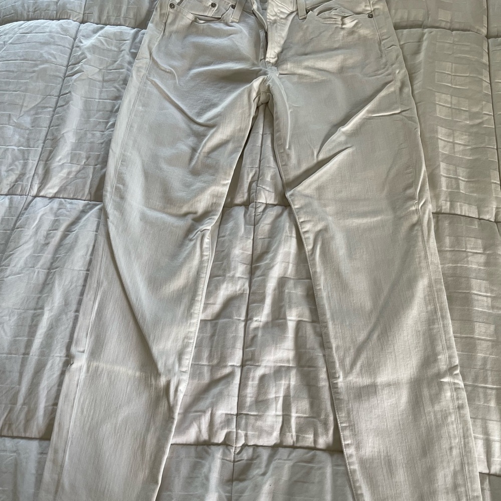 J. Crew White Toothpick Jeans